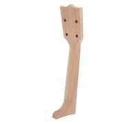 BAZEITFLOW Ukulele Mástil de Madera Sólida Cuello para Diy Instrumento Accesorio para Fabricación y Reparación