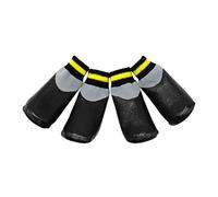 BAZEITFLOW Zapatos De Invierno para Perros Pequeños, Botines Impermeables Antideslizantes De Goma, Talla, Color Negro, Protección para Lluvia y Nieve, Uso Exteriores, Mascotas Pequeñas