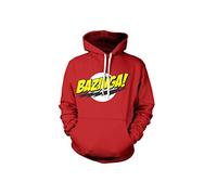 Bazinga Super Logo Hoodie (Red), Small