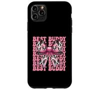 Bazo Best Buddy Boston Terrier para Perro, niña, mamá y Coqueta Carcasa para iPhone 11 Pro MAX
