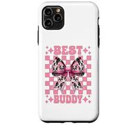 Bazo Best Buddy Boston Terrier para Perro, niña, mamá y Coqueta Carcasa para iPhone 11 Pro MAX