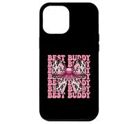 Bazo Best Buddy Boston Terrier para Perro, niña, mamá y Coqueta Carcasa para iPhone 12 Pro MAX