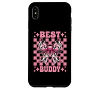 Bazo Best Buddy Boston Terrier para Perro, niña, mamá y Coqueta Carcasa para iPhone XS MAX