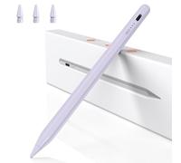 BAZO Lápiz para iPad Apple - 2018-2025 Pencil de 2ª generación de Carga rápida Palm Rejection Sensibilidad Stylus para iPad Pro 13''/12,9''/11''/iPad 6-11(A16).Gen/Mini 5/6.Gen/Air 3/4/M3-Púrpura