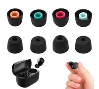 BaZuyunMd 4 pares de tapones de silicona para los oídos compatibles con Sony WF-1000XM5, WF-1000XM4, WF-1000XM3, WF-C700N, en tallas XS/S/M/L, color negro