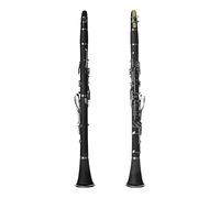BB B Plana Clarinete Blanco Latón Lacado Nique Con Caja Reeds Pads Guantes Correa Limpieza De Paño Clarinetes
