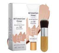 BB Blur Tinted Moisturizer Spf 30, BB Tinted Care Primer Con Pincel, BB Tinted Care Primer, BB Cream Tinted Moisturizer, Hidrata Y Suaviza Tu Piel (Natural)