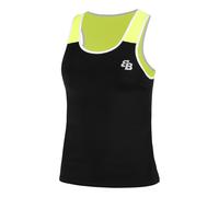 Bb By Belen Berbel Shanghai Camiseta De Tirantes Mujeres - Negro, Amarillo Neón M