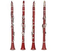 BB Clarinet 17 Clave Abdominales Llaves De Níquel De Material De Resina Instrumento De Viento De Viento Clarinetes