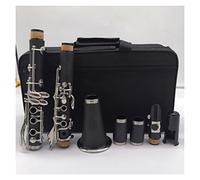 BB Clarinet Bakelite Clarinets Ebony Wood Nickel Silver Key Instrumentos Musicales Caja Boquilla (Color : Bakelite)