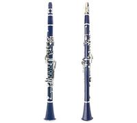 BB Clarinet Cupronickel 17 Llaves Abdominales Clarinete De Resina Con Accesorios De Instrumentos Musicales De Caja De Reed. Clarinetes