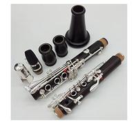 BB Clarinet Ebony Clarinetes Plateado Plata Llave Instrumentos Musicales Caso Boquilla Reeds