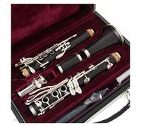 BB Clarinets Ebony Wood Plating Plating Key Instrumentos Musicales Caso Boquilla Reeds Clarinetes