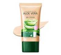 BB Cream, crema de día teñida de aloe vera, base de cojín resistente a la humedad y al agua, corrector transpirable y ligero con cobertura completa, hidratante de larga duración, tono de piel uniforme