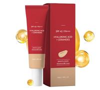 BB Cream | Protector solar con color resistente al agua y cobertura total - 50ml SPF BB Cream Base De Maquillaje - Para Piel Seca Sensible Grasa Exterior Diario Mañana Hogar Viaje Vacaciones Correr