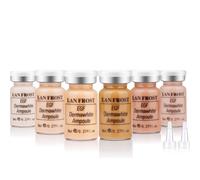 BB Facial Glow Serum Starter Kit de base de ácido hialurónico, 8 ml, 6 unidades, combinado con niacinamida y péptidos para aclarar el tono de la piel, base antiedad, 6 colores