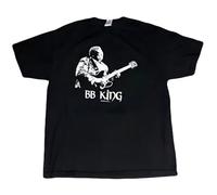 BB King Vintage Shirt Black Jazz Blues Band Tour tee Winterland Brockum Black XL