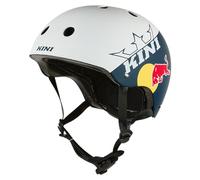 Kini Red Bull BB 1.0 Casco de BMX Juvenil, blanco-turquesa-azul, tamaño XS