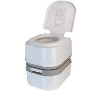 BB Sport WC Portátil Camping 24 L Bomba Pistón 130 kg Autocaravana Inodoro | Depósito Agua Limpia, Depósito Residuos, Químico, Caravana, Portarrollos, Altura Asiento 44 cm, Barco, Obra