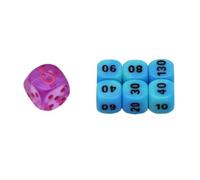 BB-Toy-Trades Compatible con PKM TCG Elite Top Trainer Dados Set de marcas de daños Dice Set con BB-Toy-Trades Protección de envío Cambio de dragón - Evolving Skies rosa/azul