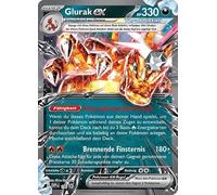 BB-Toy-Trades Compatible con Pokemon Black Star Card Carmesin & Purpur Crystal Glurak ex SVP196 Fullart Holo, tarjeta individual - alemán