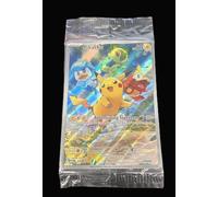 BB-Toy-Trades Compatible con Pokemon Pikachu SVP027 Carmesin & Purpur Black Star Promo Card - Deutsche - Single Card Fullart Holo - Sealed + Toploader