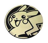BB-Toy-Trades Compatible con Pokemon Pin Flipping Coin Shiny Trading Card Sammelkarten Münze mit BB-Toy-Trades Versandschutz - Pika Gold
