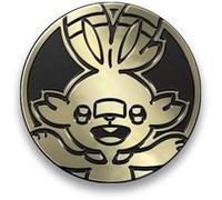 BB-Toy-Trades Compatible con Pokemon Pin Flipping Coin Shiny Trading Card Sammelkarten Münze mit BB-Toy-Trades Versandschutz (Hopplo)