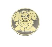 BB-Toy-Trades Compatible con Pokemon Pin Flipping Coin Shiny Trading Card Sammelkarten Münze mit BB-Toy-Trades Versandschutz (Pika 2023)