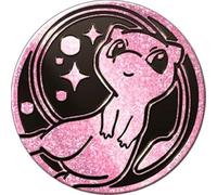 BB-Toy-Trades Compatible con Pokemon Pin Flipping Coin Shiny Trading Card Sammelkarten Münze mit BB-Toy-Trades Versandschutz - 151 Mew