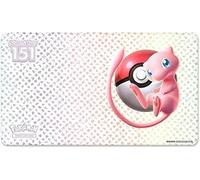 BB-Toy-Trades Compatible con Pokemon TCG Tapete de Juego Tapete de Ratón Tapete de Mesa Carmesí y Morado Pokemon 151 Mew Tapete de Juego