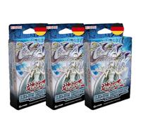 BB-Toy-Trades Compatible con Yugioh 3X Blue-Eyes White Destiny Structure Deck's Set - Edición alemana - Nuevo y en embalaje original