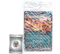 BB-Toy-Trades Pokemon - Tarjeta de promoción XXL Charizard ex OBF 125/197 - Inglés - Fullart Holo Mega Jumbo - Tarjeta individual con manga BB-Toy-Trades - Glura - Charizard ex EN