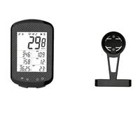 BB18S Velocímetro inalámbrico for bicicleta con GPS, odómetro, medidor de cadencia de ciclismo inteligente for bicicletas de carretera y de montaña(Computer Alloy Extender)