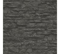 BB51153-Ladrillos Y Más Papel Tapiz De Ladrillo Plateado Gris Galerie