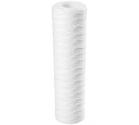BBAGUA Cartucho Filtro Sedimentos Bobinado 50 Micras 10”, Recambio para Vaso Portafiltros Estándar, Filtro de Agua de Polipropileno para Arena, Barro, Óxido y Partículas