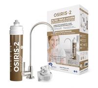 Bbagua OSIRIS 2 Filtro de Agua Bajo Encimera con Grifo | Ultrafiltración 0,1 Micras | Reduce Cloro, Sedimentos, Olores y Mal Sabor | Sin Depósito ni Electricidad | Cartucho 12 Meses