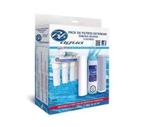 BBagua Pack de 3 Filtros 10" para Ósmosis Inversa, Recambio Estándar con Sedimentos, Carbón GAC y Carbón Block, Compatible con Equipos de Ósmosis 10"