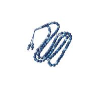 Bbajszx Acrílico Musulmanes Tasbih 99 Cuentas Joyería de Oración Portátil para Meditaciones Práctica Espiritual Collar de Rosario Musulmán Multiusos