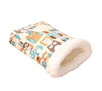 Bbajszx Animal PEQUEÑO Refugio Bolsa de Dormir con Forro para Invierno y otoño Calor hámster Lugar de Descanso Refugio Nido hábitat de hámster
