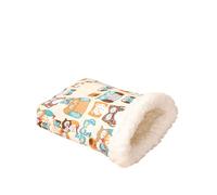Bbajszx Animal PEQUEÑO Refugio Bolsa de Dormir con Forro para Invierno y otoño Calor hámster Lugar de Descanso Refugio Nido hábitat de hámster