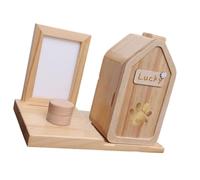 Bbajszx Ataúd para Cenizas de Mascotas, ataúd de urna, Animales, Mascotas, mamá para Cenizas /, ataúdes Simples, Mascota de Acero Inoxidable