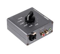Bbajszx Atenuador de música Compacto con rangos de Ajuste de 0 a 15 para Estudios y actuaciones en en escenarios Utilice atenuador XLR