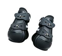 Bbajszx Bota de tendón de Caballo con Carcasa de PU, absorción de Impacto, envolturas para piernas para ecuestres, Guardia de equitación fácil de Usar