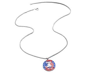 Bbajszx Collar conmemorativo elegante de 250 años de independencia con campanas de liberalización, joyería de de aleación, collar de de aleación
