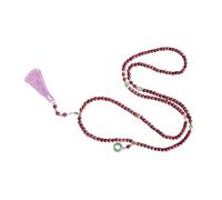 Bbajszx Collar de flecos de cuentas de madera ligero Brazalete de cuentas Cómodo para uso a largo plazo Ideal para viajeros Profesionales Collar de meditaciones Brazalete de cuentas en