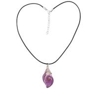 Bbajszx Collar de resina de conchas marinas Collar de caracol de mar de resina delicada de cadena para un toque de elegancia Tono