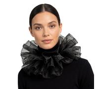 Bbajszx Collar desmontable de Estilos victorianos Cuello isabelino Cuello con gorgueras Corbatas decorativas para mujeres Evento formal decorativo