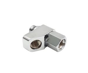 Bbajszx Conector de 1 a 2 para Buceo de Fuerza, Accesorio de Cobre para Uso subacuático y transmisión, Accesorio de Buceo Resistente