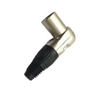 Bbajszx Conectores de clavijas XLR de aleación de zinc premium con núcleos de cobre para micrófonos 3/4 / 5 pines macho pequeña aviación